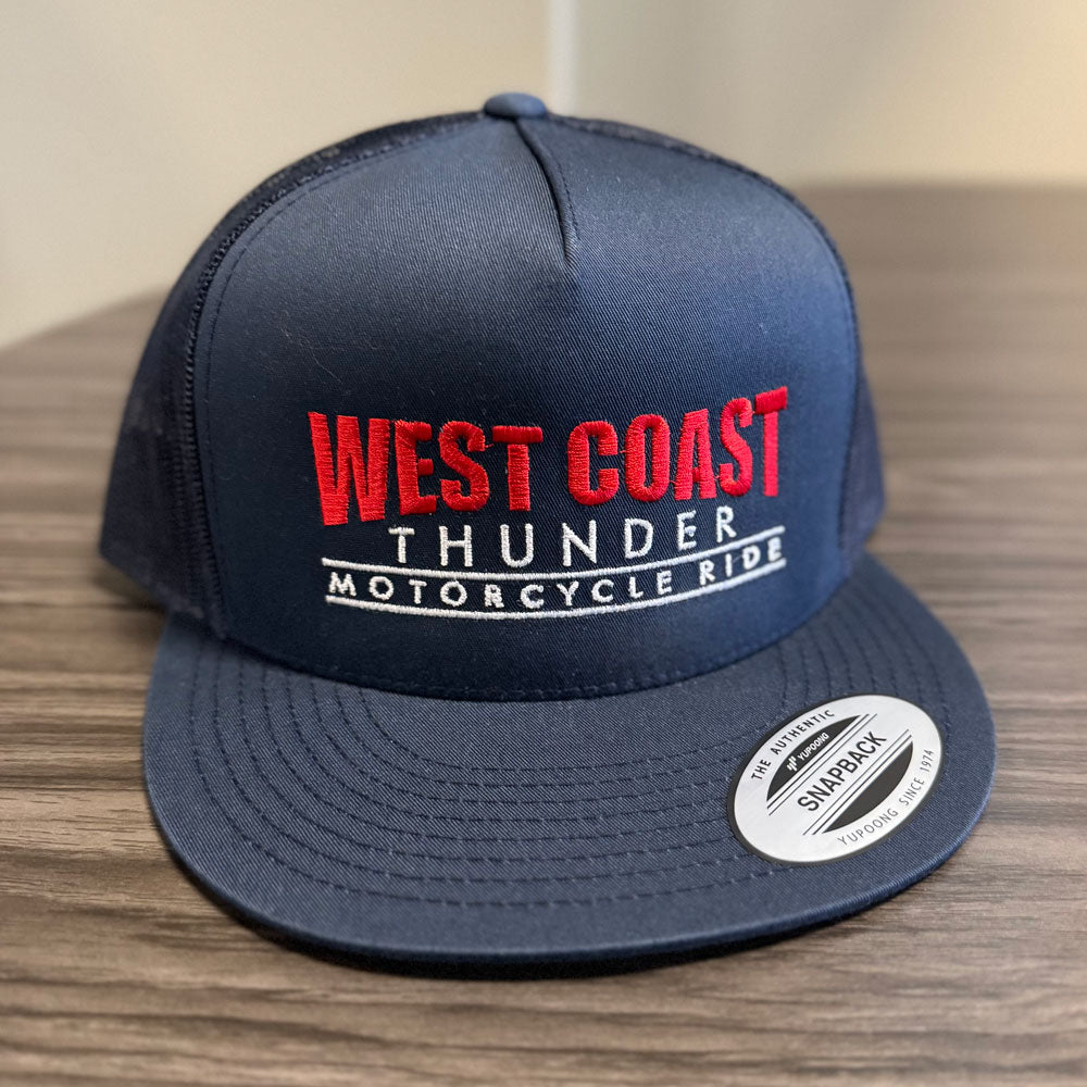 West Coast Thunder Premium Flat Bill Snapback Cap (2024)
