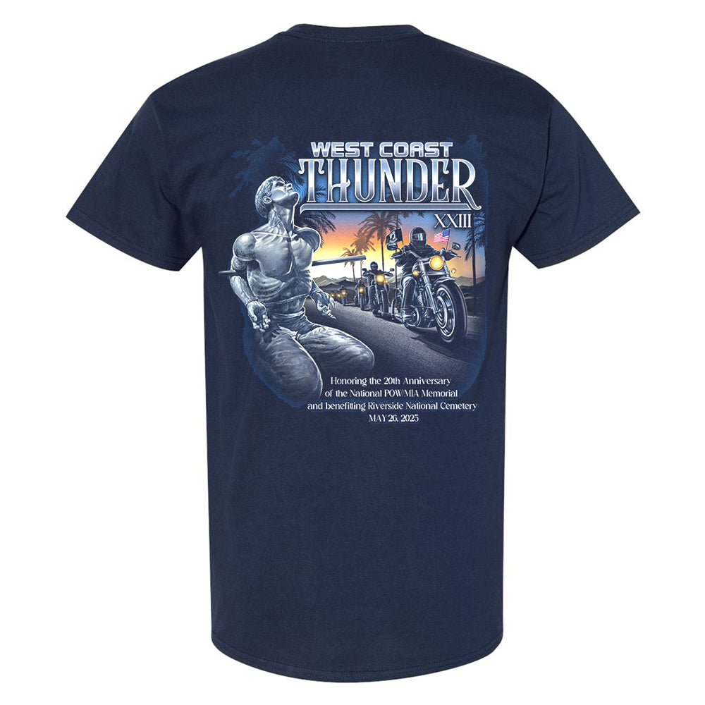 2025 Men's West Coast Thunder Short Sleeve T-shirt