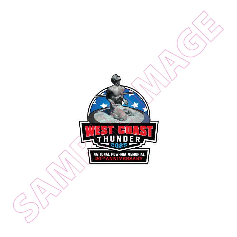 2025 West Coast Thunder Ride Commemorative Pin