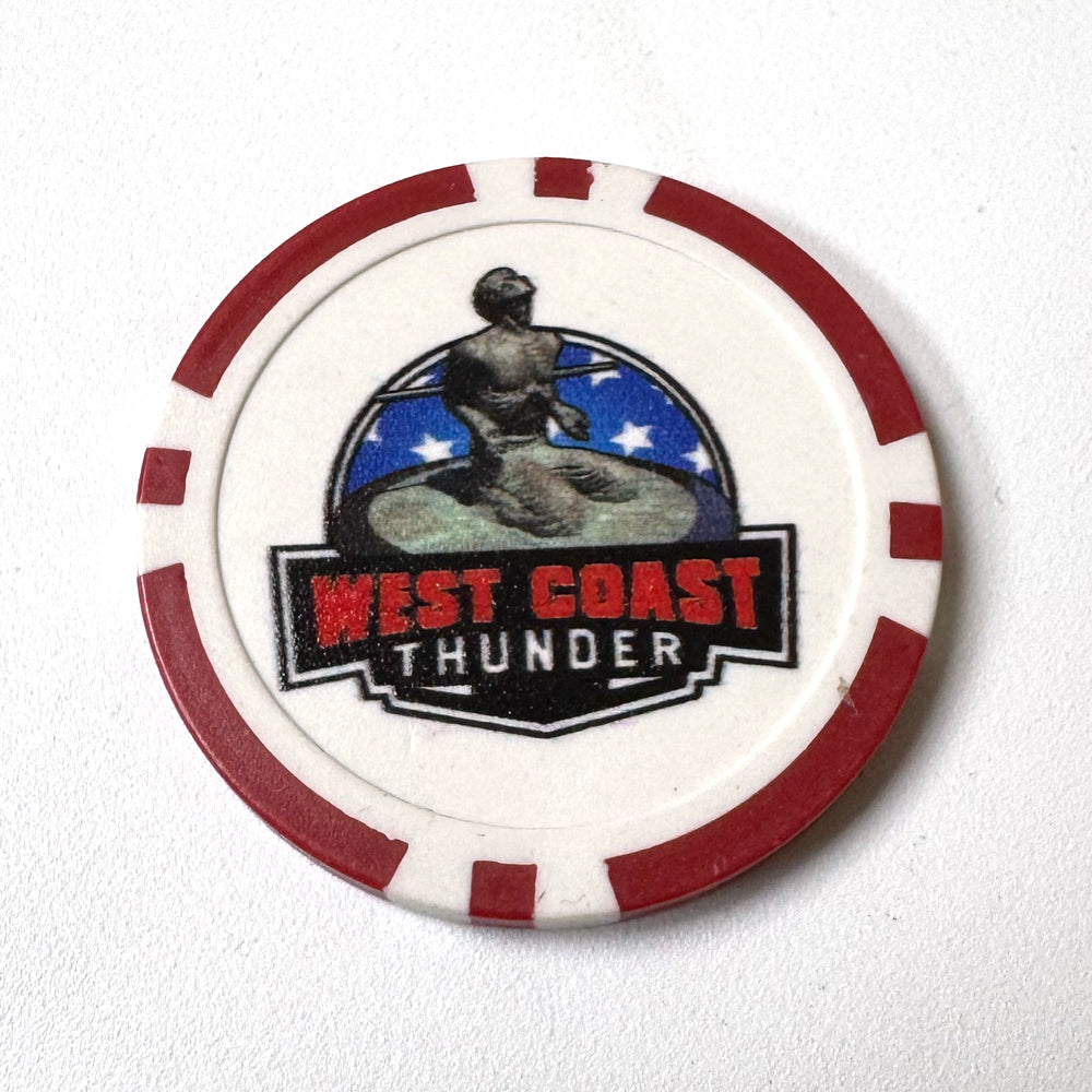 West Coast Thunder Poker Chip
