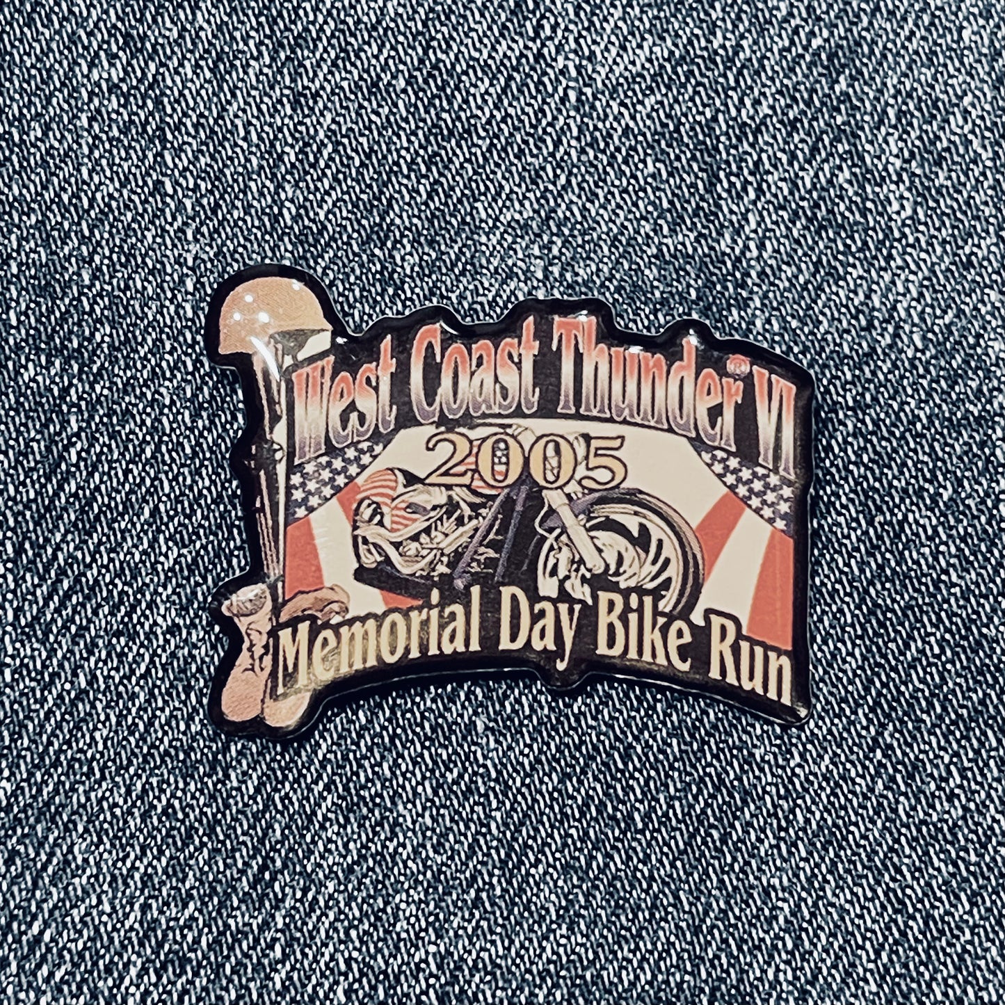 2005 West Coast Thunder Ride Commemorative Pin