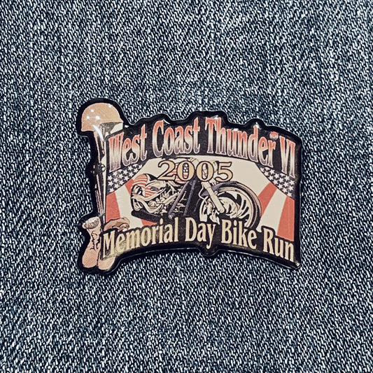 2005 West Coast Thunder Ride Commemorative Pin