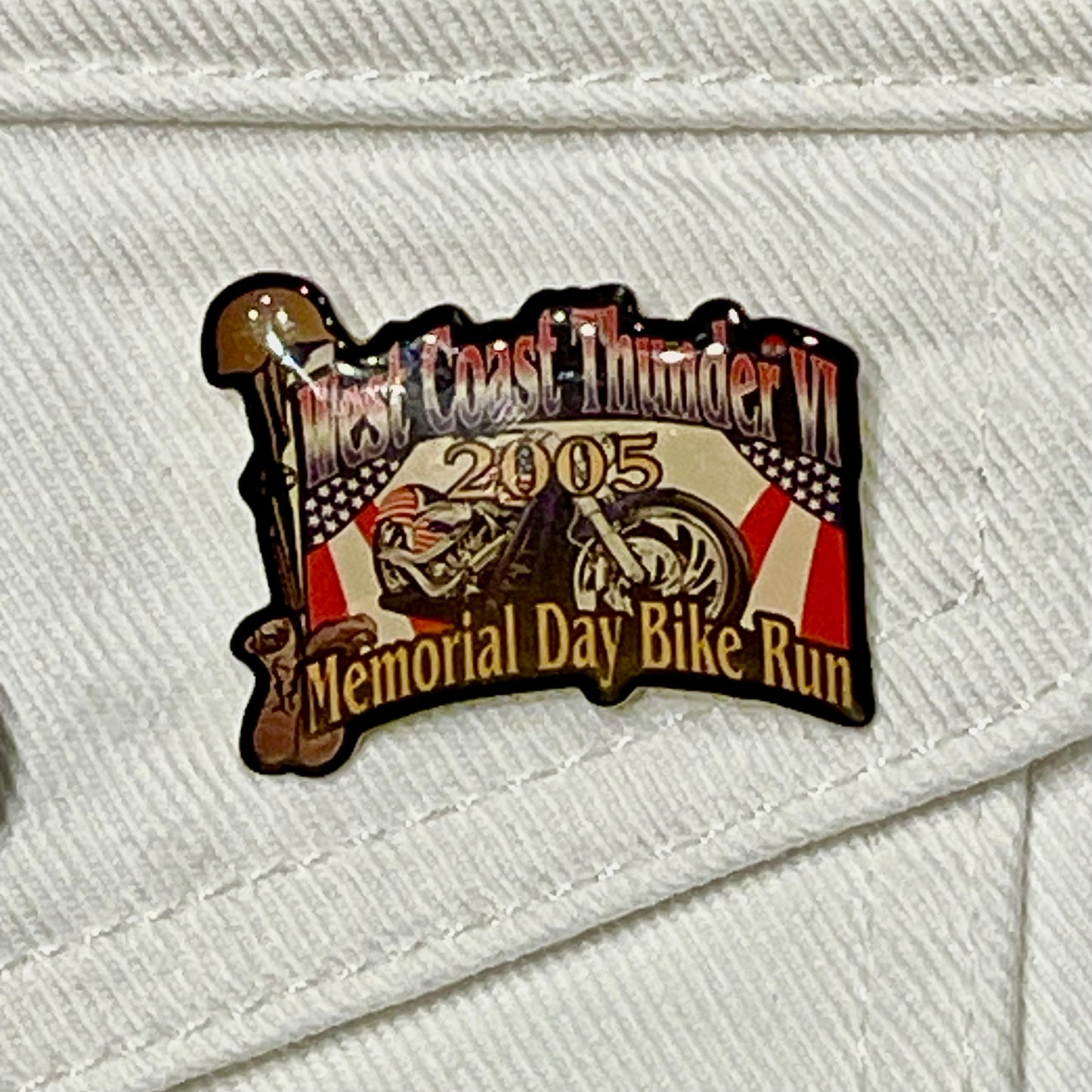 2005 West Coast Thunder Ride Commemorative Pin
