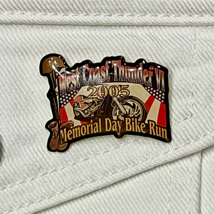 2005 West Coast Thunder Ride Commemorative Pin