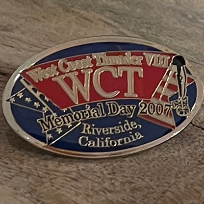 2007 West Coast Thunder Ride Commemorative Pin