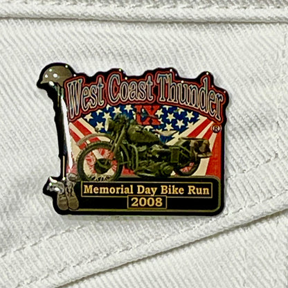 2008 West Coast Thunder Ride Commemorative Pin