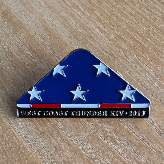 2013 West Coast Thunder Ride Commemorative Pin