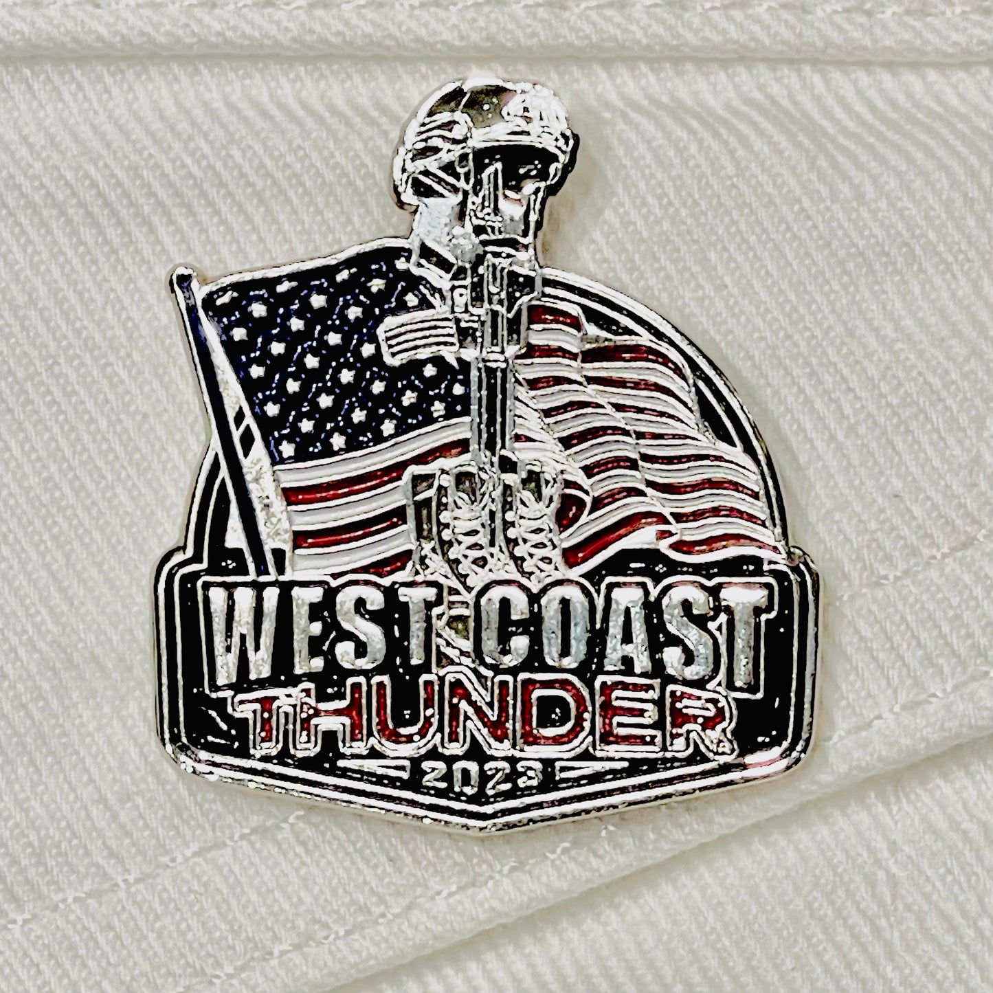 2023 West Coast Thunder Ride Commemorative Pin