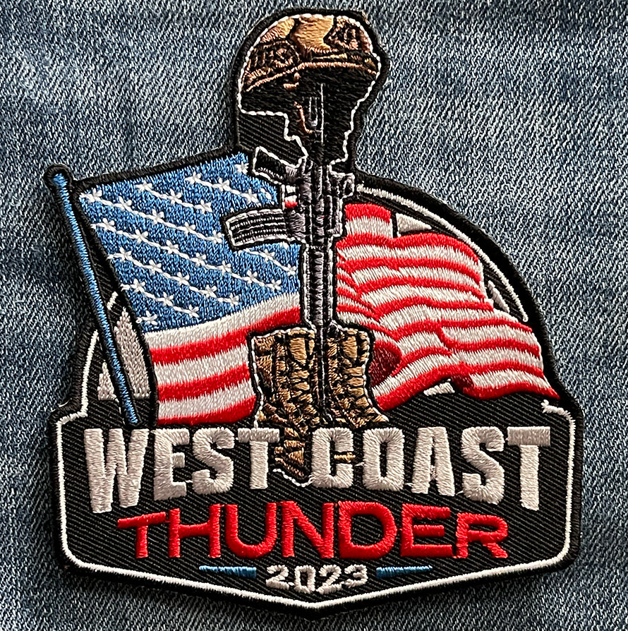 2023 West Coast Thunder Ride Commemorative Patch