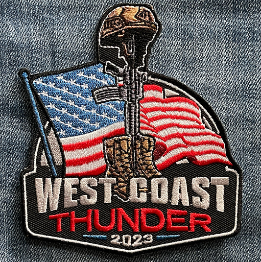 2023 West Coast Thunder Ride Commemorative Patch