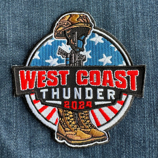 2024 West Coast Thunder Motorcycle Ride Patch