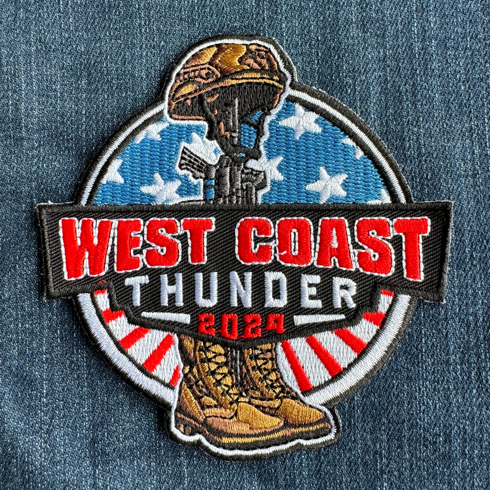 2024 West Coast Thunder Motorcycle Ride Patch