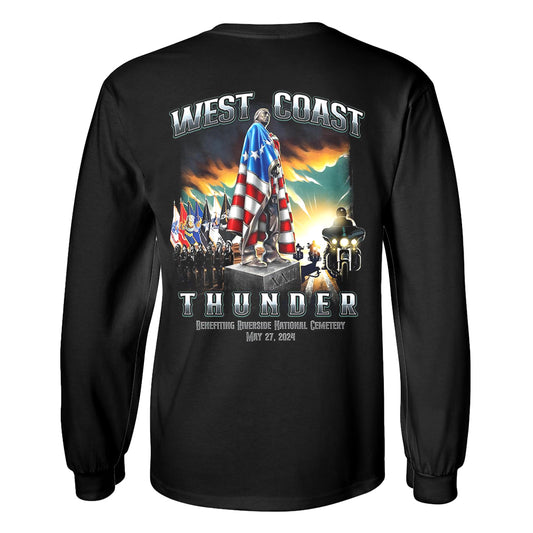 2024 Unisex West Coast Thunder Long Sleeve T-Shirt
