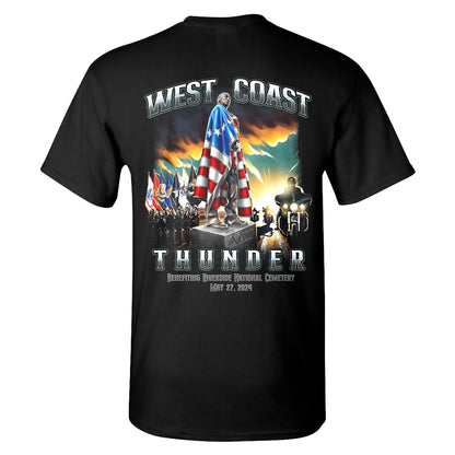 2024 Men's West Coast Thunder Short Sleeve T-shirt