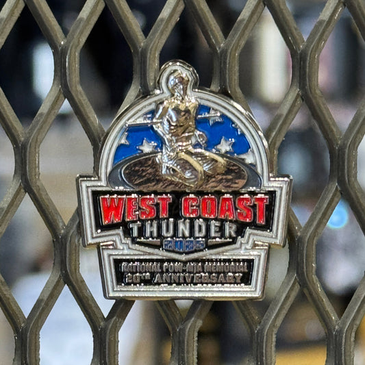 2025 West Coast Thunder Ride Commemorative Pin