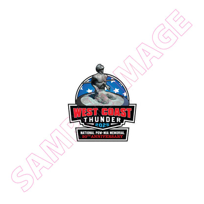2025 West Coast Thunder Ride Commemorative Pin