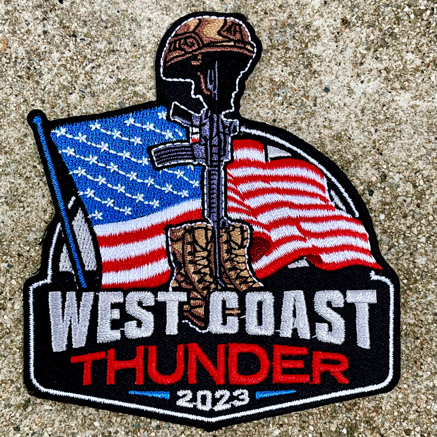 2023 West Coast Thunder Ride Commemorative Patch