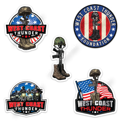 West Coast Thunder Foundation Sticker Pack