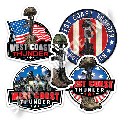 West Coast Thunder Foundation Sticker Pack