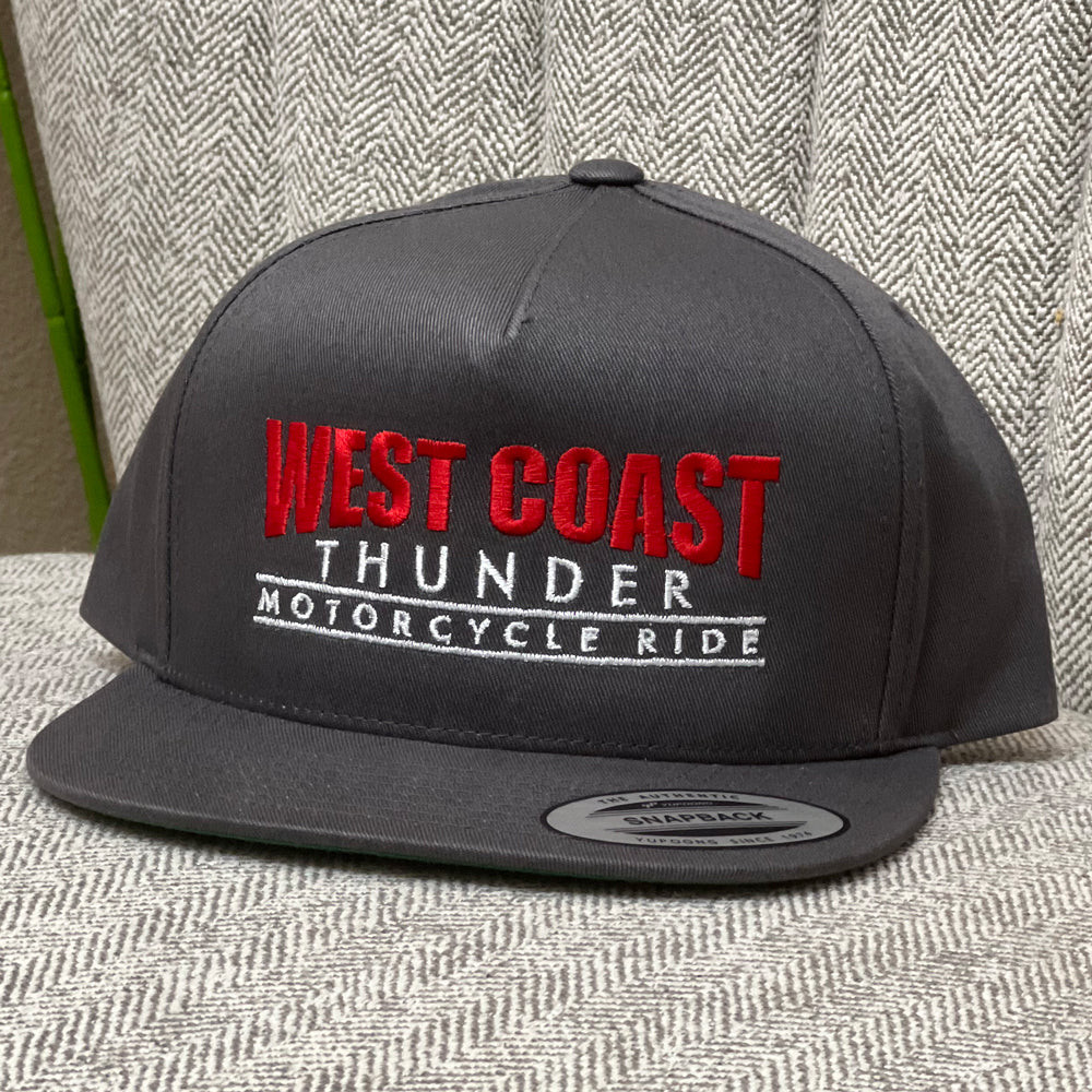 West Coast Thunder Cap - Premium Flat Bill Snapback